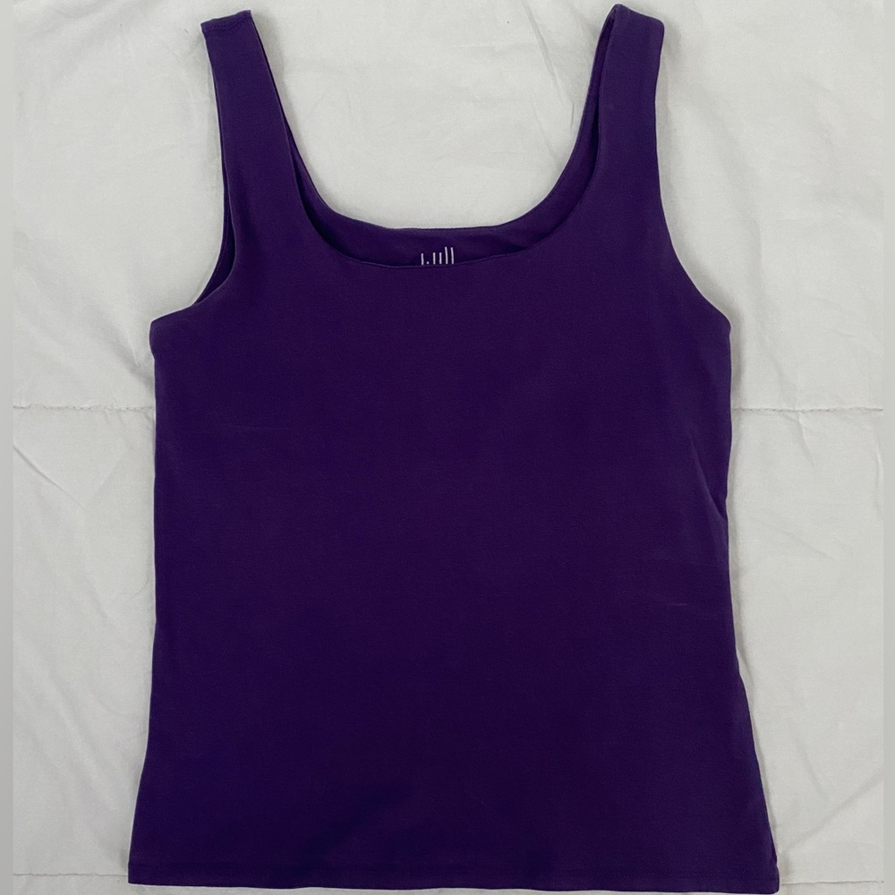 J.jill Square Neckline Purple Tank